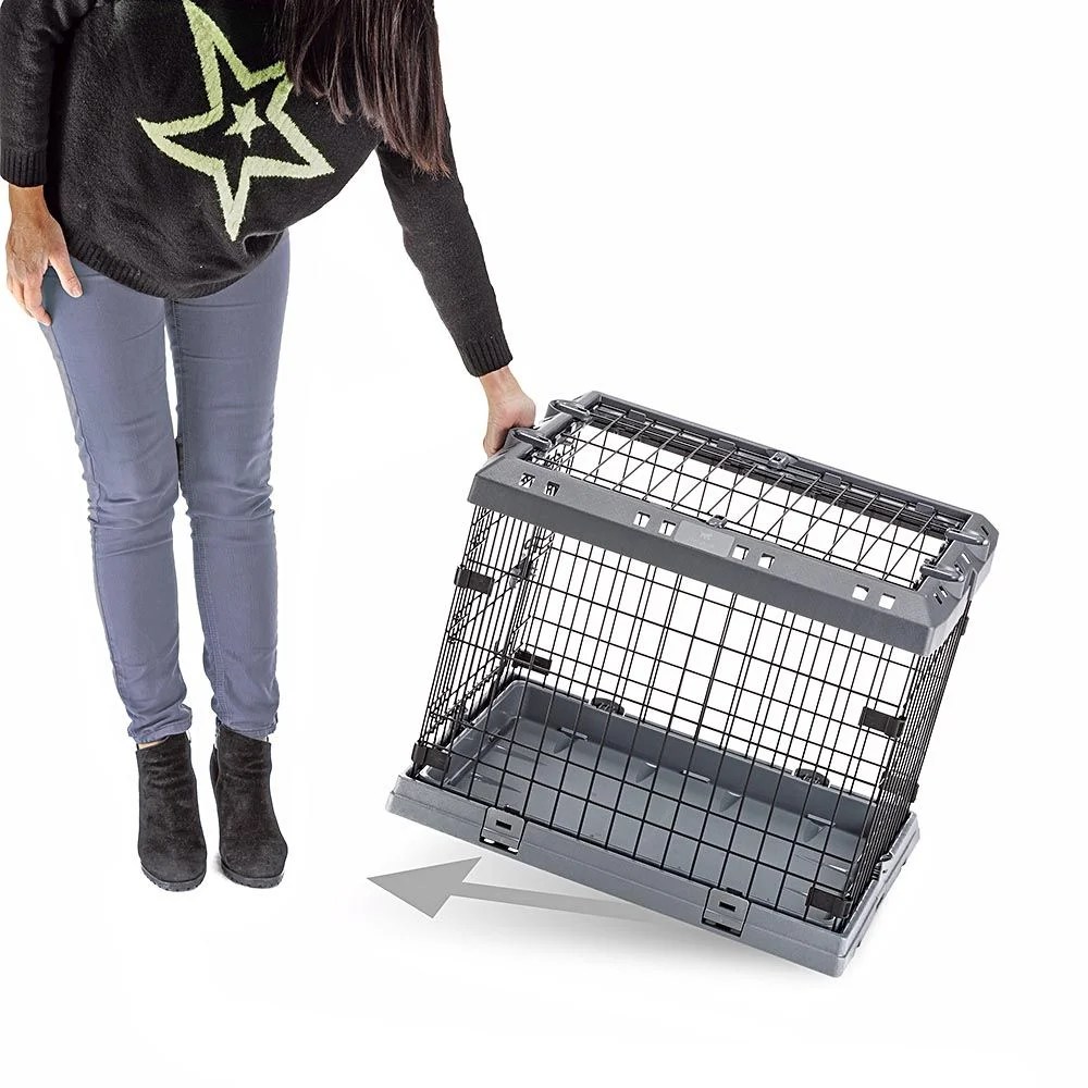 Superior Hybrid ECO Dog Crate and Playpen, 36-inch Dog Crate, Gray - Image 7
