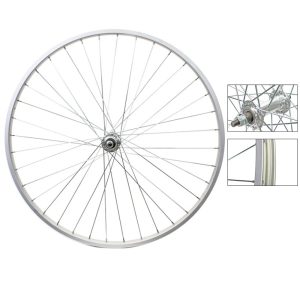 Weinmann RM19 Front Road Wheel 27in Silver 36-Hole Alloy Bolt-On Axle Hub