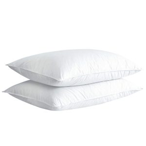 Firefly Twin Pack White Goose Down and Feather Pillow - Jumbo