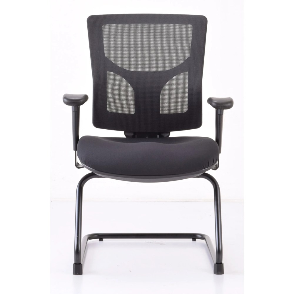 Lorell, Conjure Sled Base Guest Chair, 1 Each, Black - Image 4