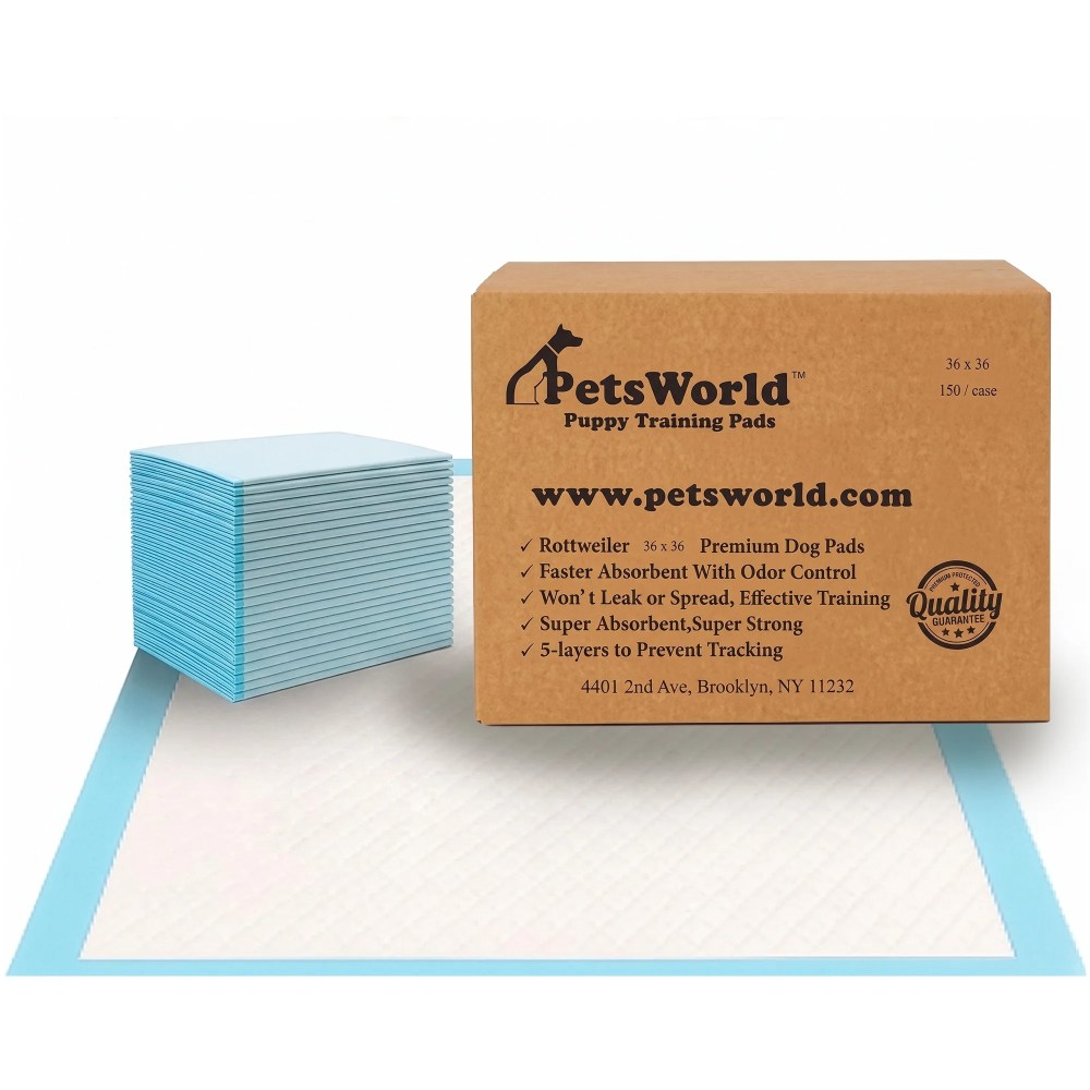 Gigantic Dog Training Pads, 36 in x 36 in, 150-Count, Disposable, Ultra-Absorbent, Heavy-Duty