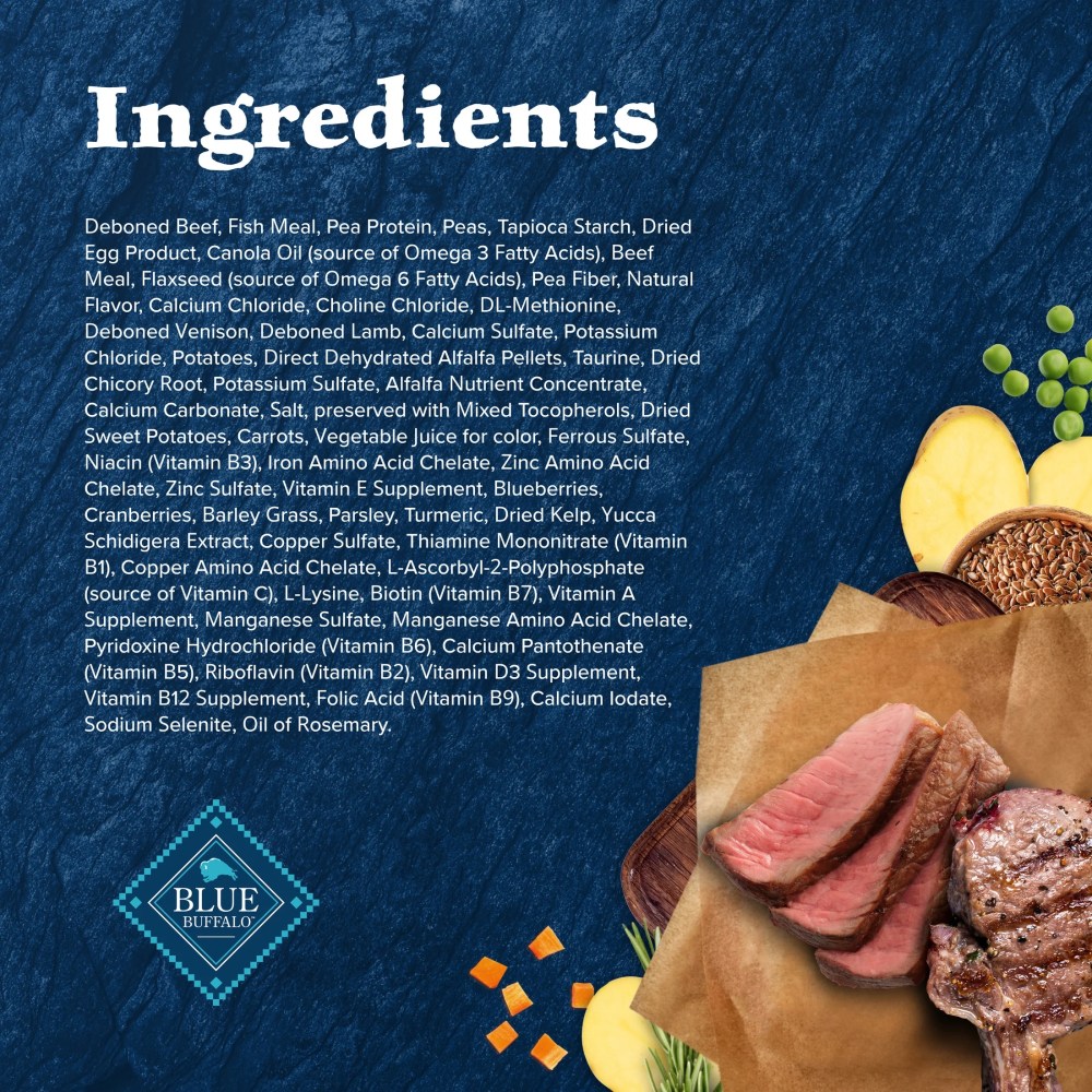 Blue Buffalo Wilderness Natural Dry Cat Food, Rocky Mountain Recipe, Red Meat, 10-lb. Bag - Image 2