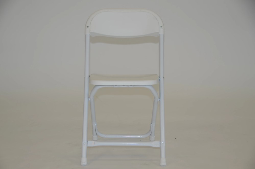 Rhino Children's Plastic Folding Chair - White - Image 2