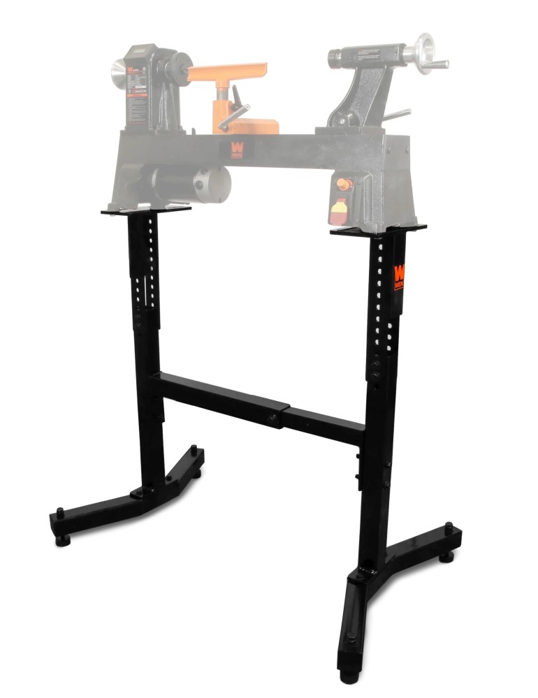 WEN 225-Pound Capacity Height Adjustable Steel Lathe Stand - Image 3