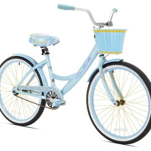 24" Kent La Jolla Girls Cruiser Bike, Teen Ages 13, Light Blue