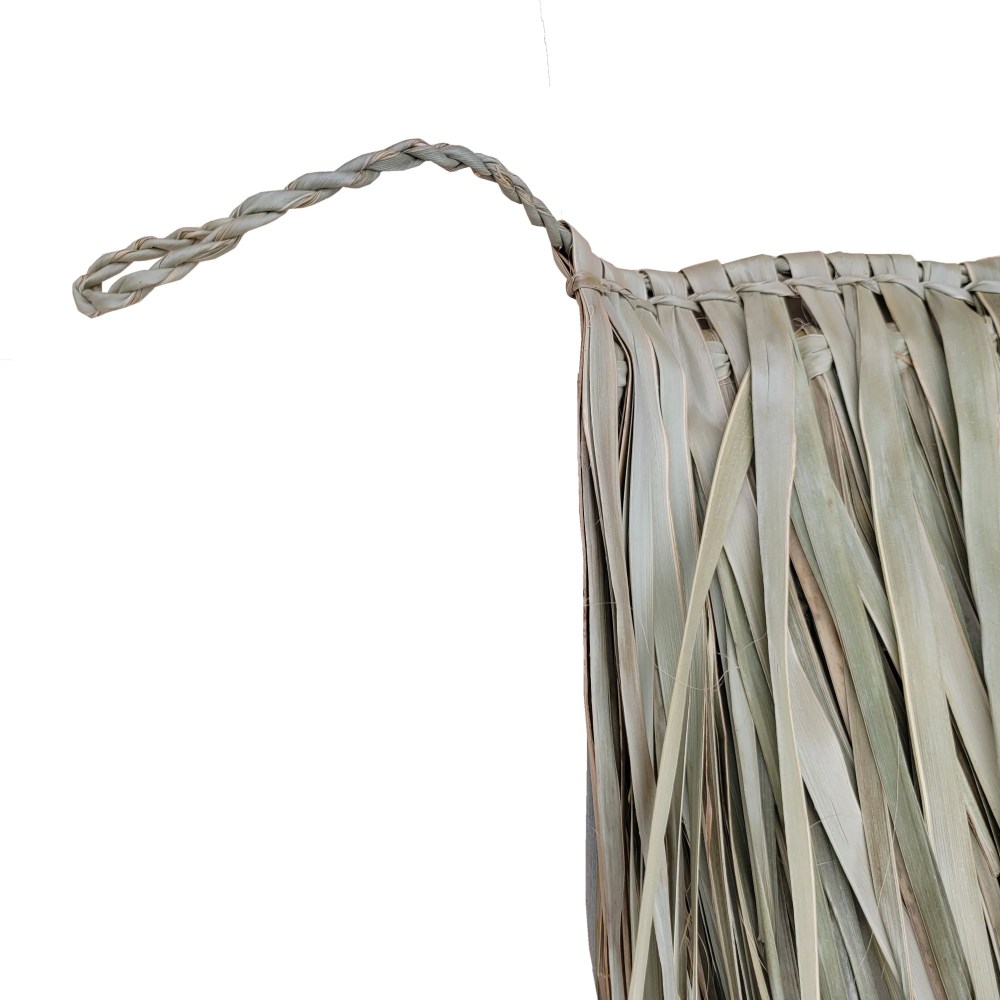 Backyard X-Scapes Natural Mexican Palm Thatch Runner Roll Roof Thatching 35" H x 8" L - Image 3