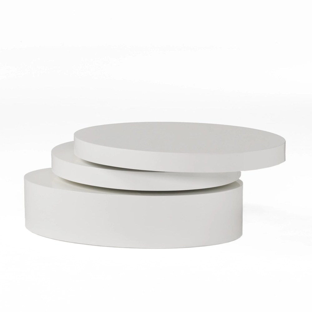 Lagom Small Oval Mod Rotatable Coffee Table - Image 5