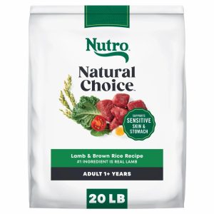 Nutro Natural Choice Adult Dry Dog Food Recipe Lamb & Brown Rice,  20 Lb Bag