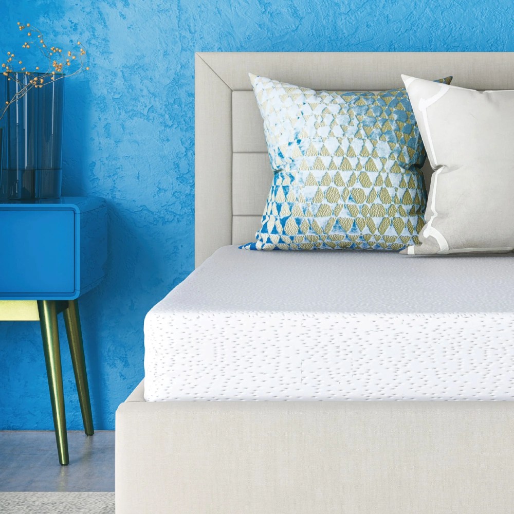 Cool Gel 6" Twin Medium Tight Top Gel Memory Foam Mattress, White - Image 9