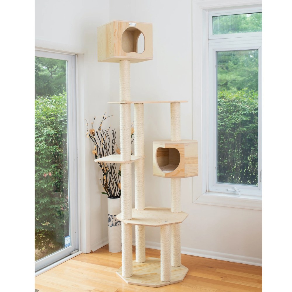 Armarkat Premium Pinus Sylvestris Wood, real wood Cat Tree S8502 - Image 6