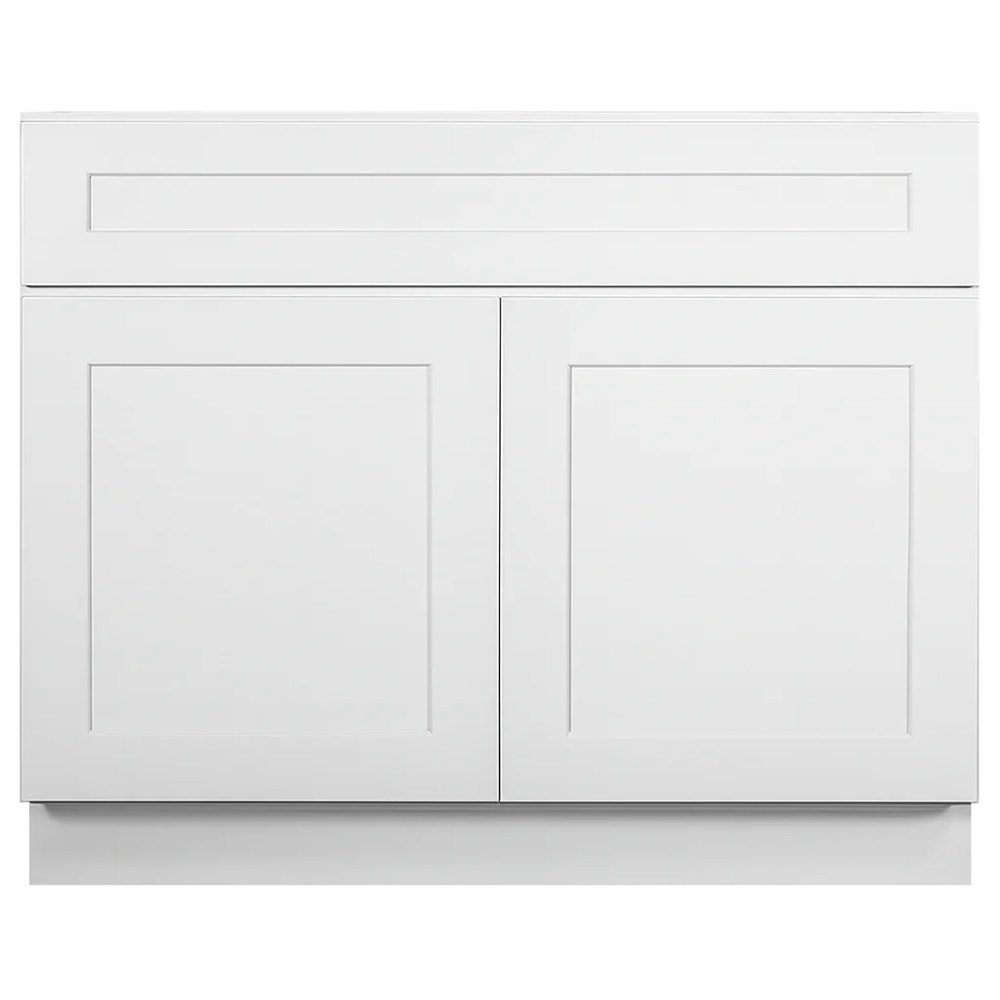 Design House Brookings Solid Wood Ready to Assemble Sink Base Kitchen Cabinet (42" x 24" x 34.5"), Sherwin Williams White - Image 10