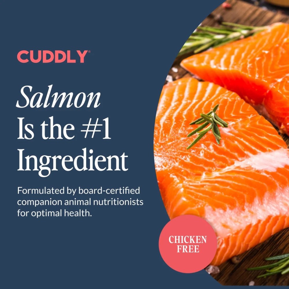 CUDDLY Dry Dog Food, Salmon and Rice, 25 lb Bag - Image 2