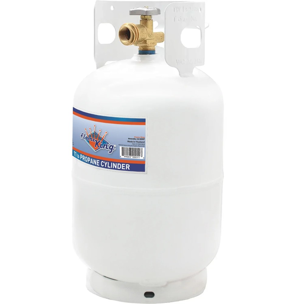 Flame King 10LB Empty Steel Propane Tank LP Cylinder w/ Type1 OPD Valve, for Grills & BBQs - Image 7