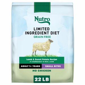 Nutro Limited Ingredient Diet Small Bites Adult Dry Dog Food,  Lamb & Sweet Potato Recipe,  22 lbs.