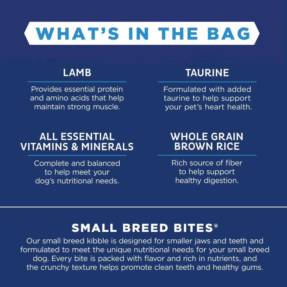Natural Balance L.I.D. Limited Ingredient Diets Dry Dog Food, 12 Pounds, Lamb & Brown Rice Small Breed Formula - Image 4