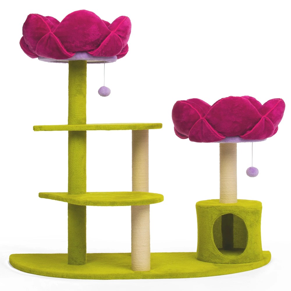 Prevue Pet Products Kitty Power Flower Garden Cat Tree Tower - Image 3