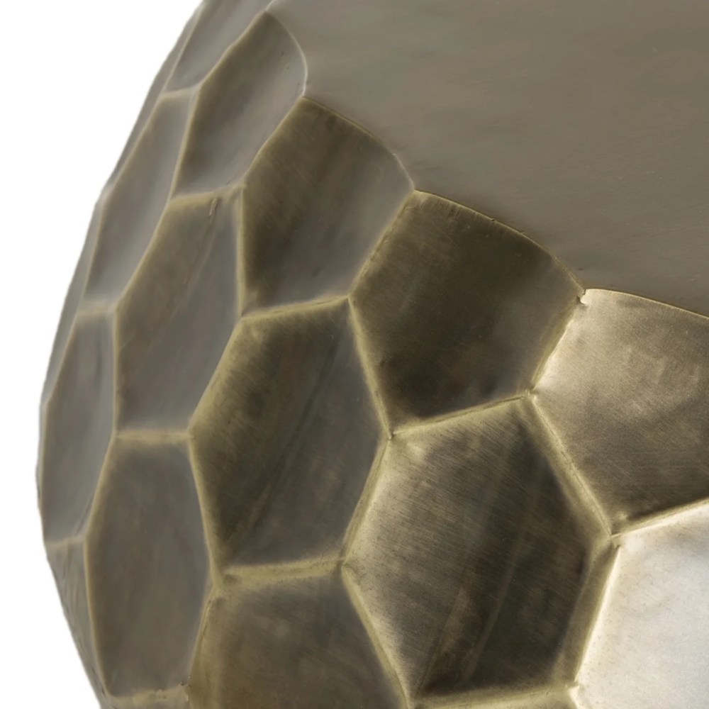 SAFAVIEH Roxanna Modern Solid Metal Coffee Table, Antique Brass - Image 5
