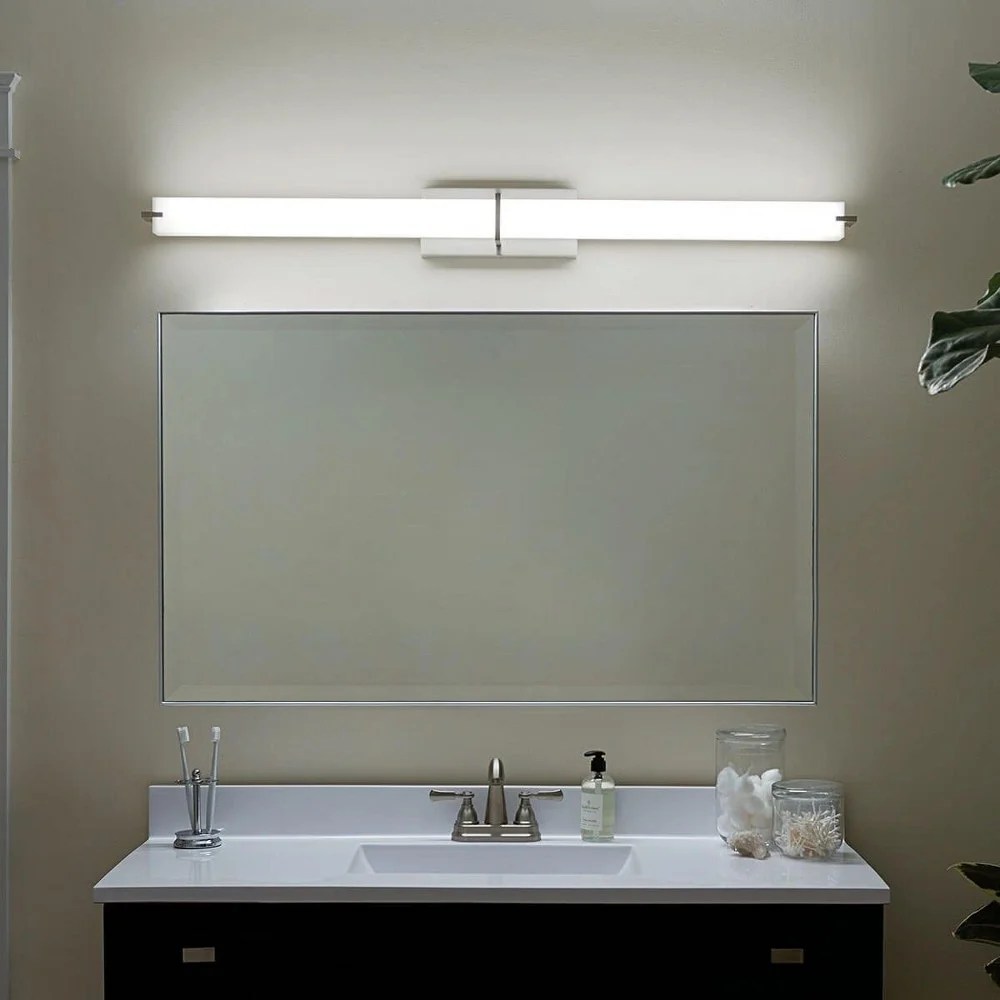 1 Light Linear Bath Vanity Approved For Damp Locations With Transitional Inspirations 4.75 Inches Tall By 49.25 Inches Wide Kichler Lighting - Image 3