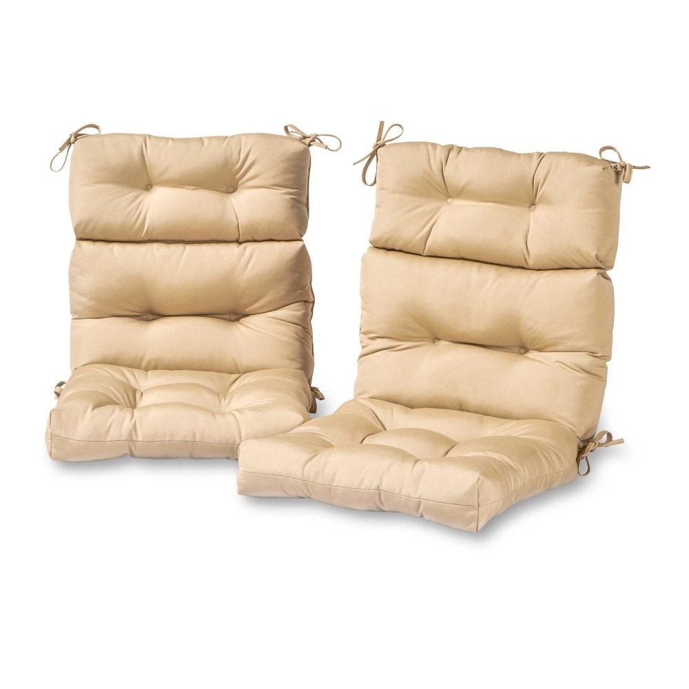 Sunbeam 44 x 22 in. Outdoor High Back Chair Cushion (2-Pack) by Greendale Home Fashions - Image 85