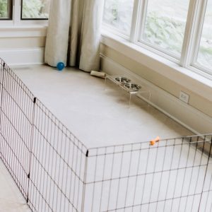 G-Floor 5" x 10" Polyvinyl Ceramic Pet Friendly Carpet Protector - Clear
