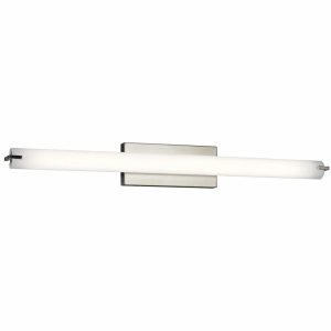 1 Light Linear Bath Vanity Approved For Damp Locations With Transitional Inspirations 4.75 Inches Tall By 37.25 Inches Wide Kichler Lighting