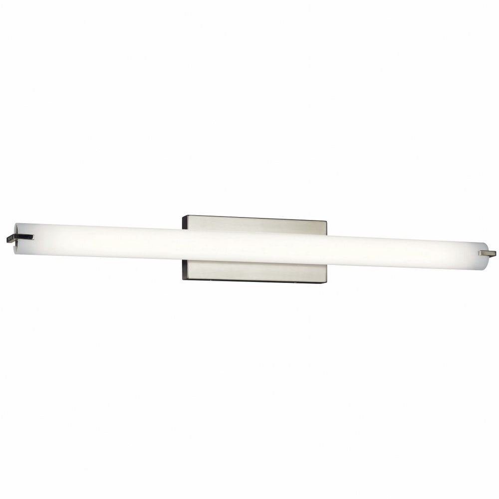 1 Light Linear Bath Vanity Approved For Damp Locations With Transitional Inspirations 4.75 Inches Tall By 37.25 Inches Wide Kichler Lighting