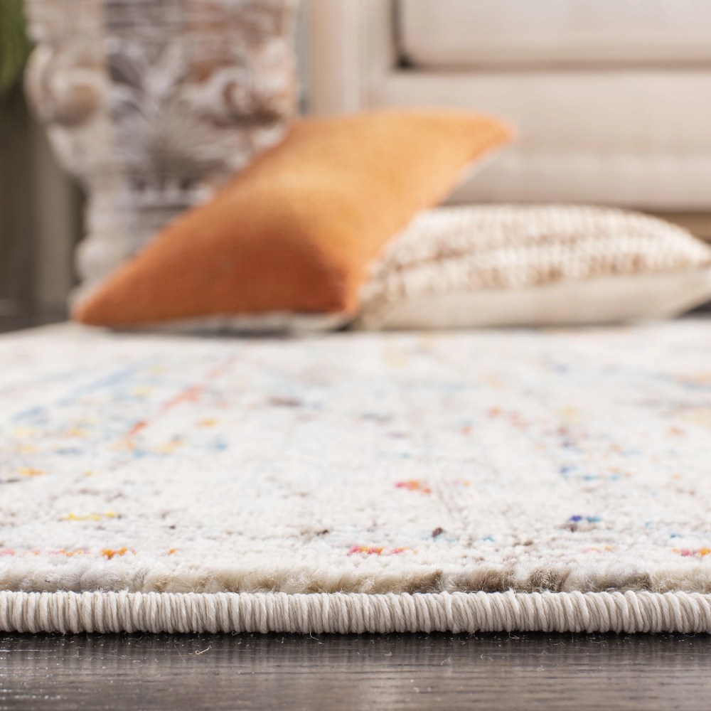 SAFAVIEH Madison Alys Vintage Traditional Area Rug, Cream/Blue, 5'3" x 7'6" - Image 9