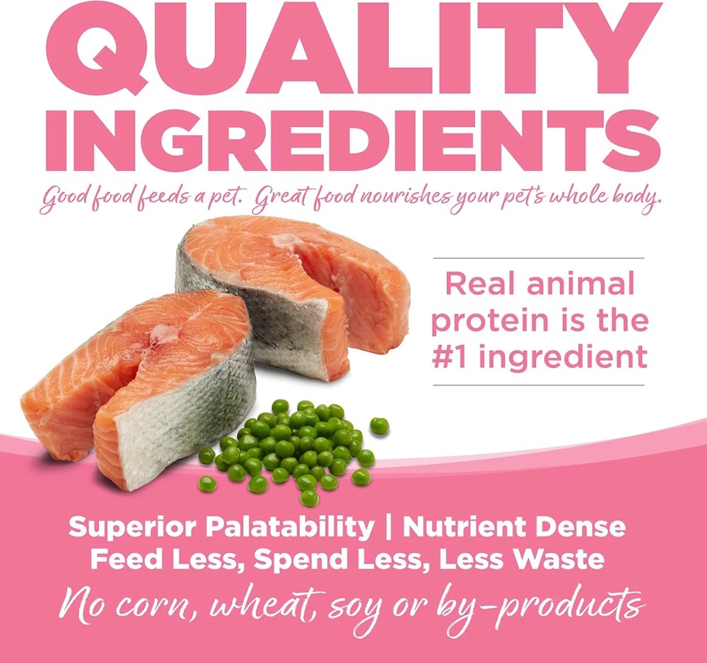 NutriSource Pure Vita Limited Ingredient Grain Free Dry Dog Food, Salmon and Peas, 25LB - Image 4