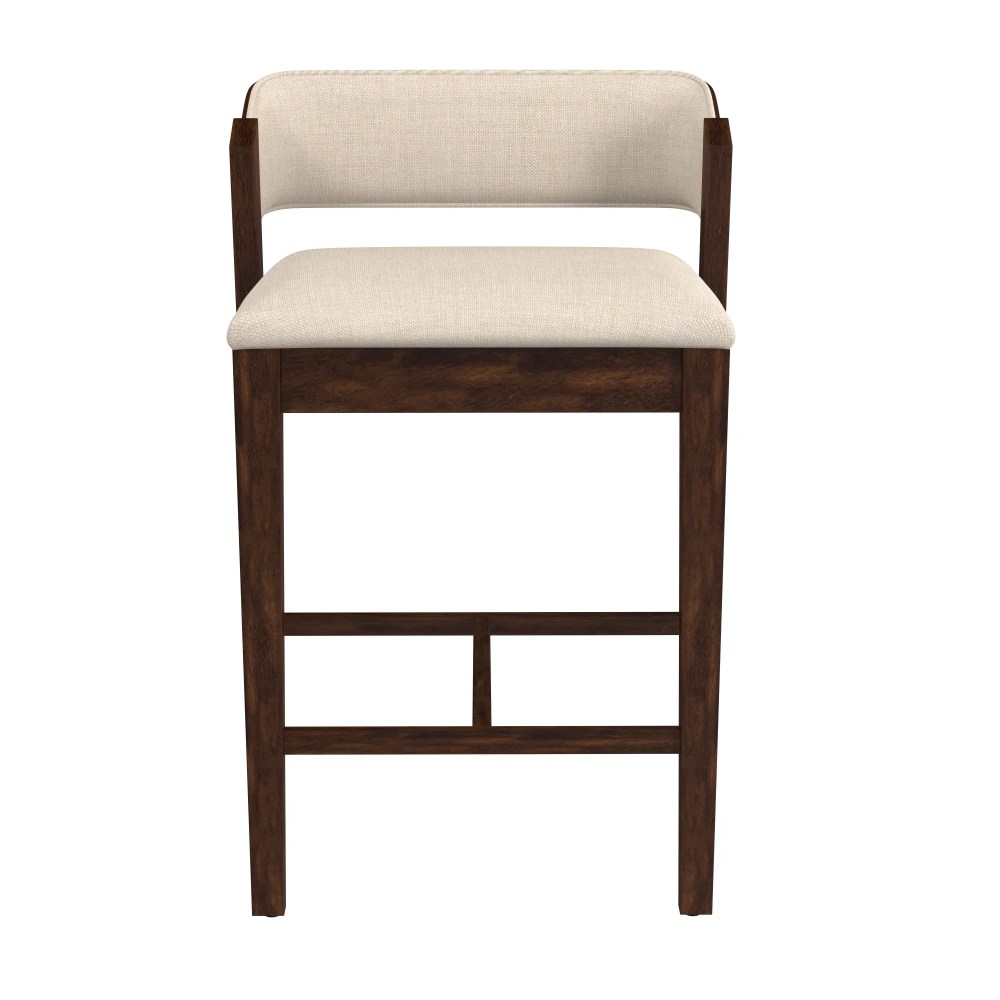 Hillsdale Furniture Dresden Wood Counter Height Stool, Walnut - Image 10