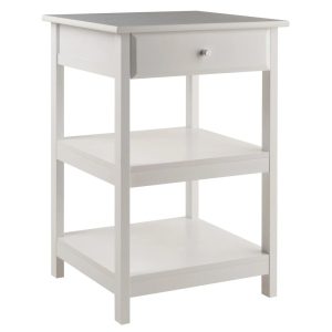 Winsome Delta Home Office Printer Stand,  White Finish