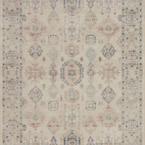 Loloi II Hathaway Printed Oriental Beige / Multi Area Rug