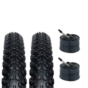 Zol Bundle 2 Pack Z1255 MTB Tires and Tube 27.5,  Presta/French 48 MM Valve