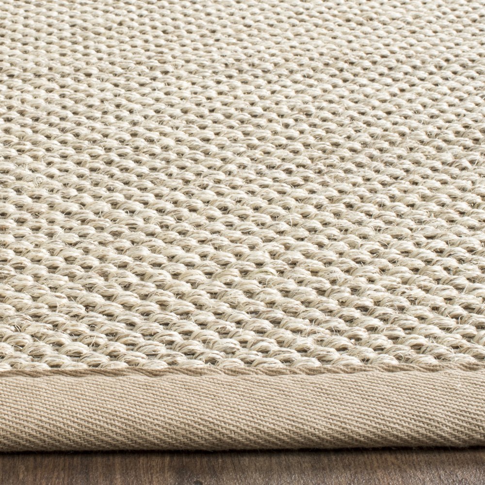 Safavieh Natural Fiber Kentigern Solid Area Rug, Marble/Linen, 8" x 10" - Image 12