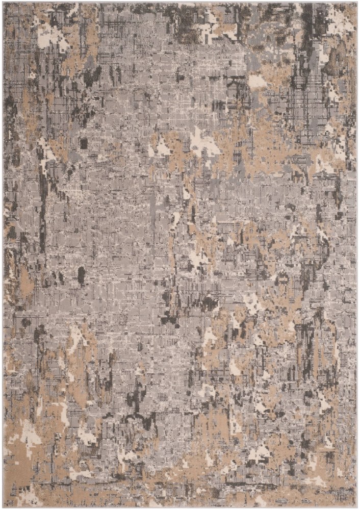 SAFAVIEH Meadow Bairre Camouflage Area Rug, Grey, 5'3" x 7'6" - Image 6