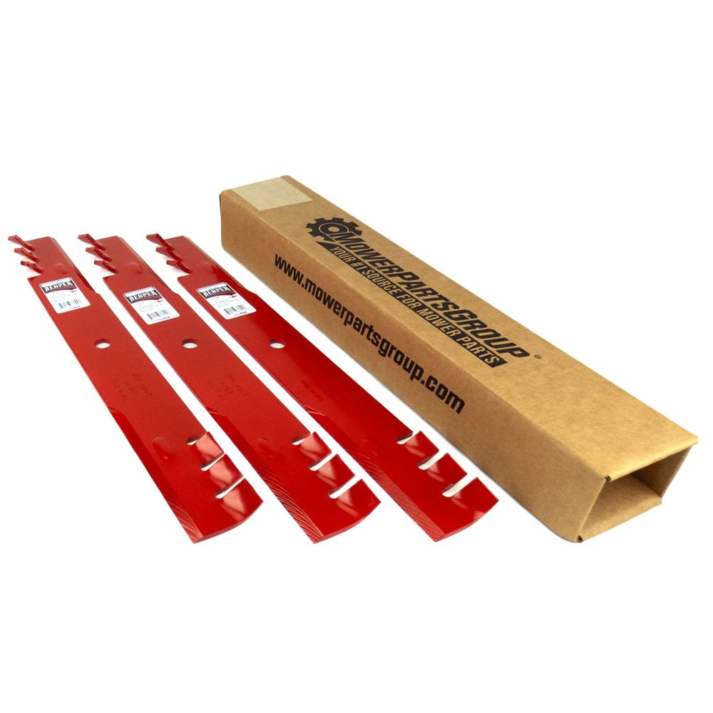 (3) Mulching Blades for Simplicity,Scag,and Many More 60" & 61" Decks A48111