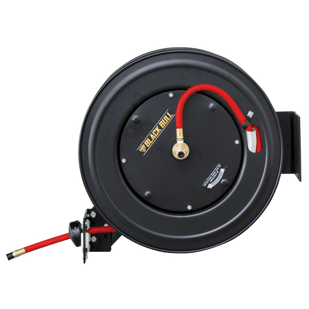 Black Bull 50 Foot Retractable Air Hose Reel with Auto Rewind - Image 5