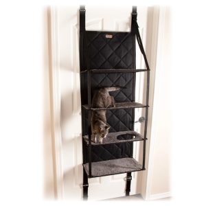 K&H Pet Products Hangin' Cat Tree - 4 Story Gray 22 X 12 Inches