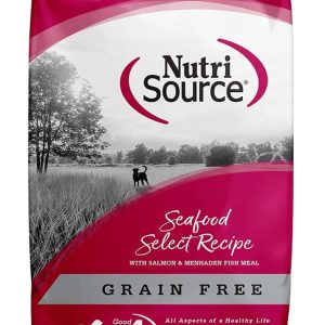 NutriSource Grain Free For All Life Stages Seafood Select Recipe Dog Food 26 lb
