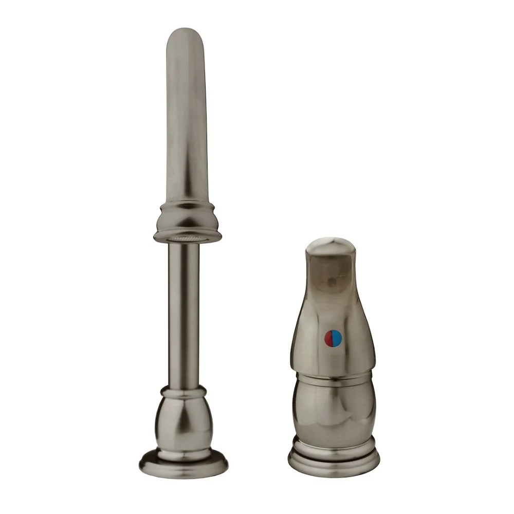 Dura Faucet Gooseneck Kitchen Faucet with Matching Side Sprayer for RVs- Brushed Satin Nickel - Image 2