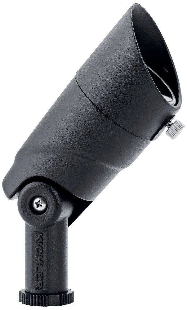 Kichler VLO 3 3/4" High Textured Black 2700K LED Wide Flood Light