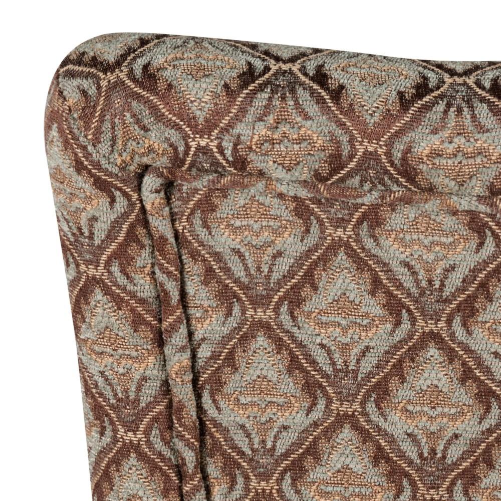 HomePop Parsons Dining Chair, Brown and Blue Fabric - Image 14