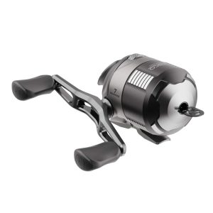 Zebco Omega Pro Spincast Fishing Reel,  Size 20 Reel,  Braid Ready,  Black (Clam Package)