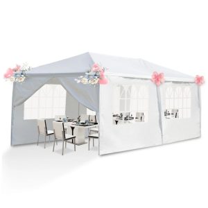 Zimtown 10'x20" Canopy Party Wedding Tent Canopy Gazebo Pavilion Cater Events