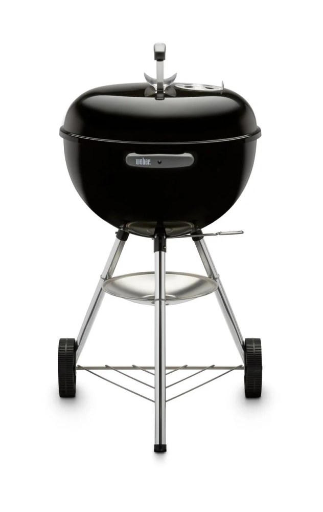 Weber Original Charcoal Grill, 18" Kettle Grill with Lid and Wheels, Black - Image 5