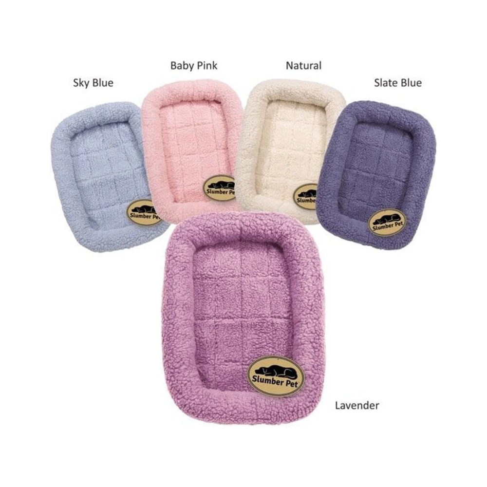 Slumber Pet SP Sherpa Crate Bed L Blu