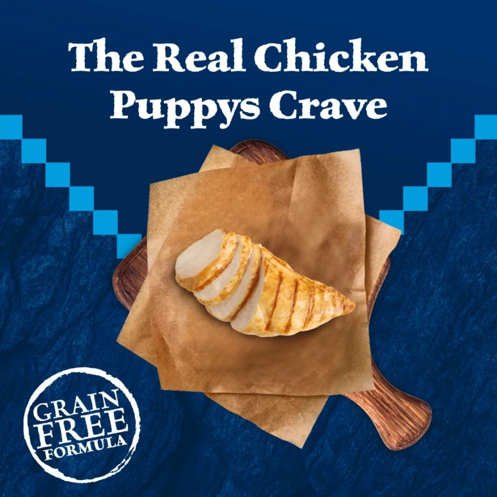 Blue Buffalo Wilderness High-Protein Grain-Free, Puppy Dry Dog Food, Chicken, 24-lb Bag - Image 4