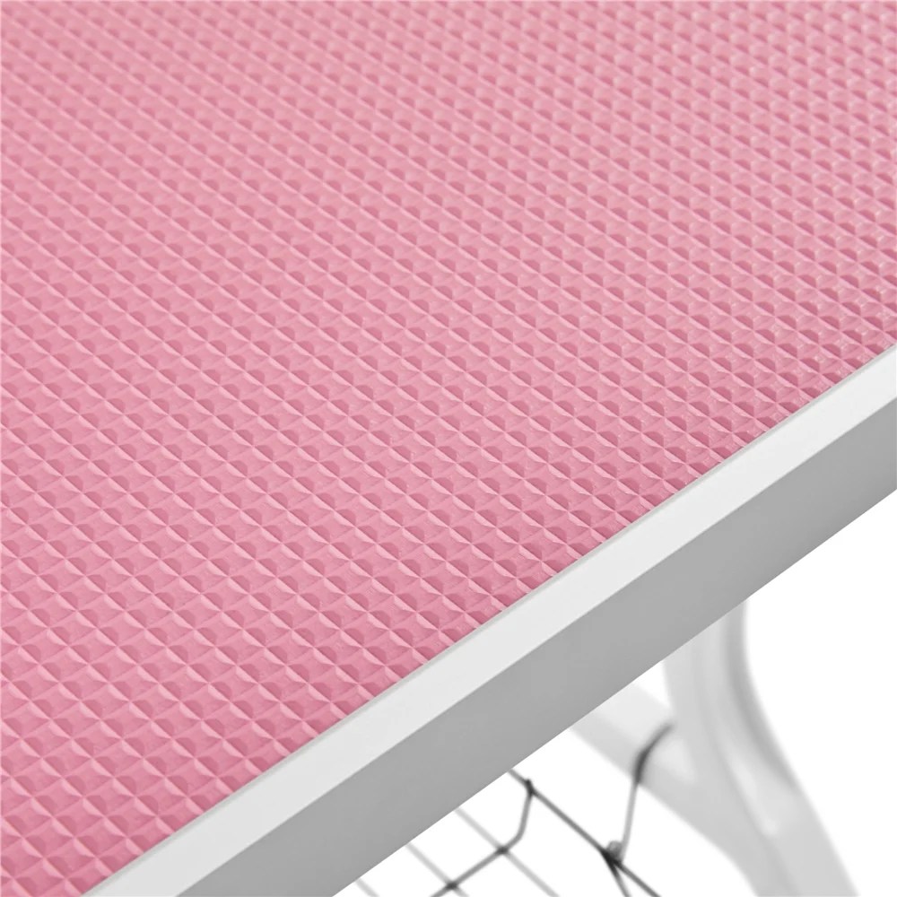 Renwick 36inch Pet Grooming Table Folding Adjustable Arm with Clamp, Pink - Image 3