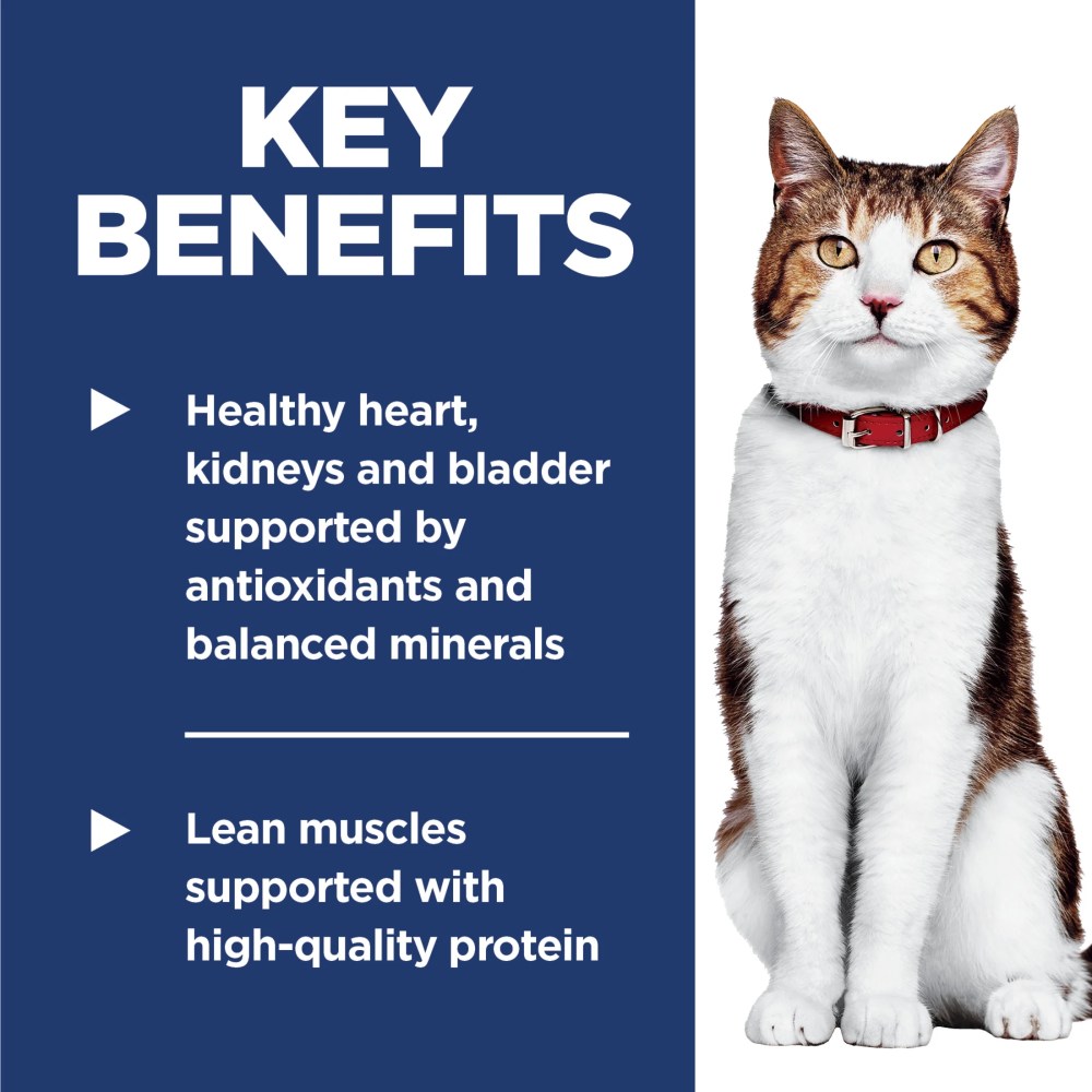 Hill's Science Diet Chicken Dry Cat Food for 7 Senior Cats, 16lb Bag - Image 8