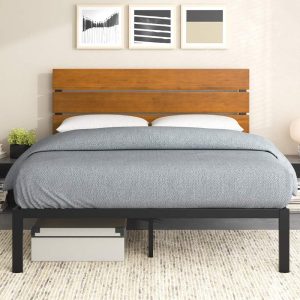 Zinus Paul 42" Metal Platform Bed Frame,King