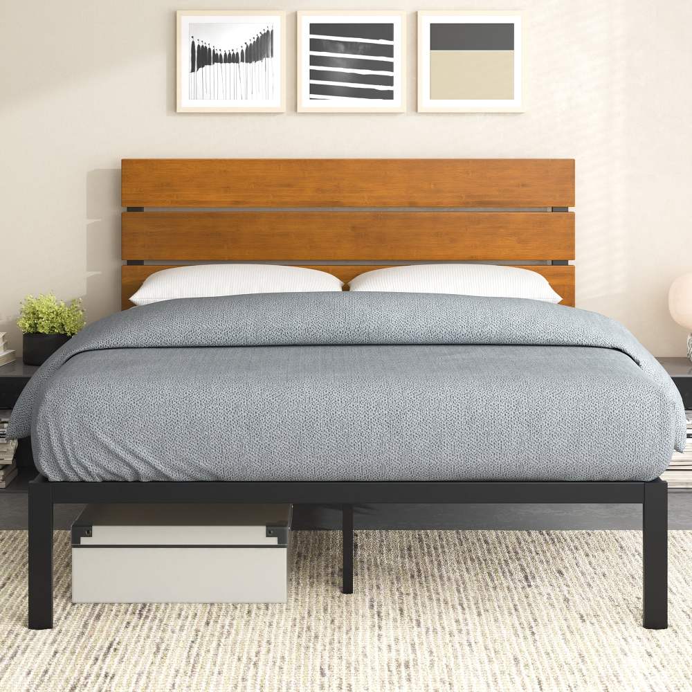 Zinus Paul 42" Metal Platform Bed Frame,King